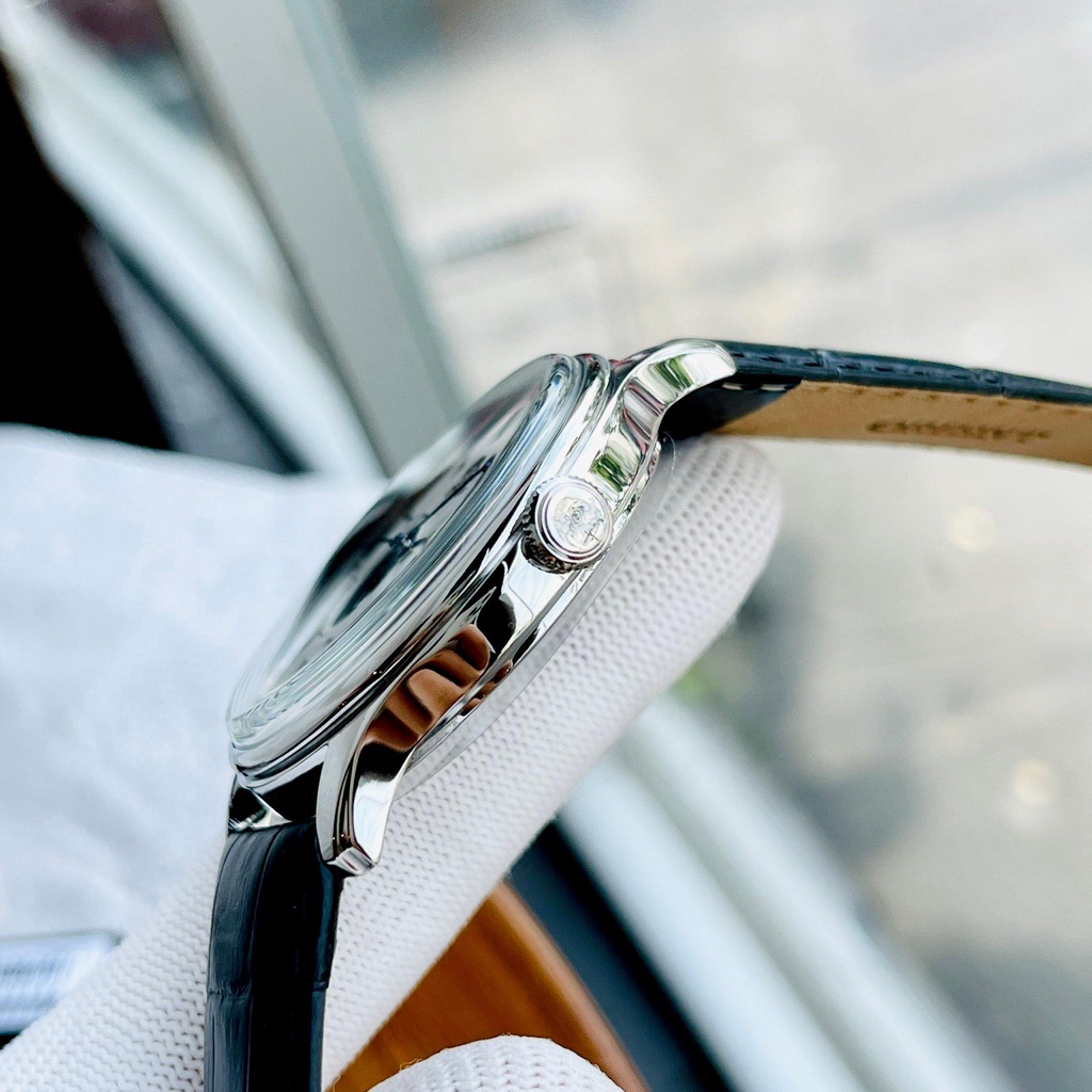 Đồng Hồ Nam Tự Động Orient Caballero FAG00003W0 Viền Bác Kính Khoáng Dây Da Đen Size 43mm Chống Nước 50M