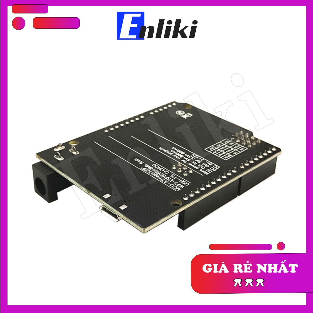 Mạch arduino Uno + Wifi R3 atmega328P và ESP8266