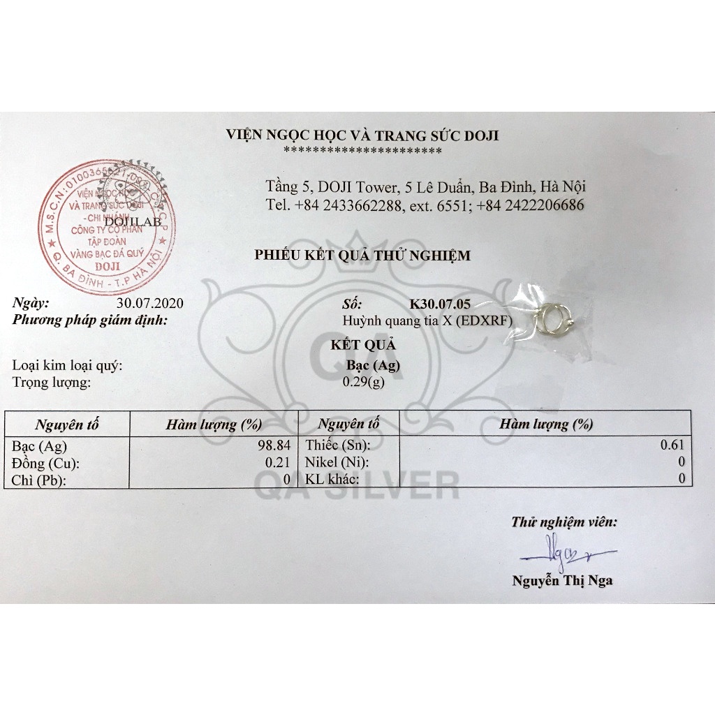 Khuyên tai bạc bi tròn vòng khoen vành đeo mũi môi bông tai nam kẹp vành S925 MINIMAL Silver Earrings QA SILVER EA190910