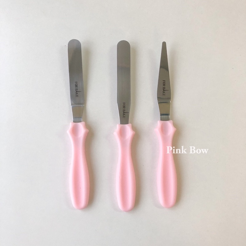 Bộ Dụng Cụ Chà Láng Bánh Kem Cao Cấp Spatula bằng Thép 420 không rỉ bền bỉ và an toàn set 3c