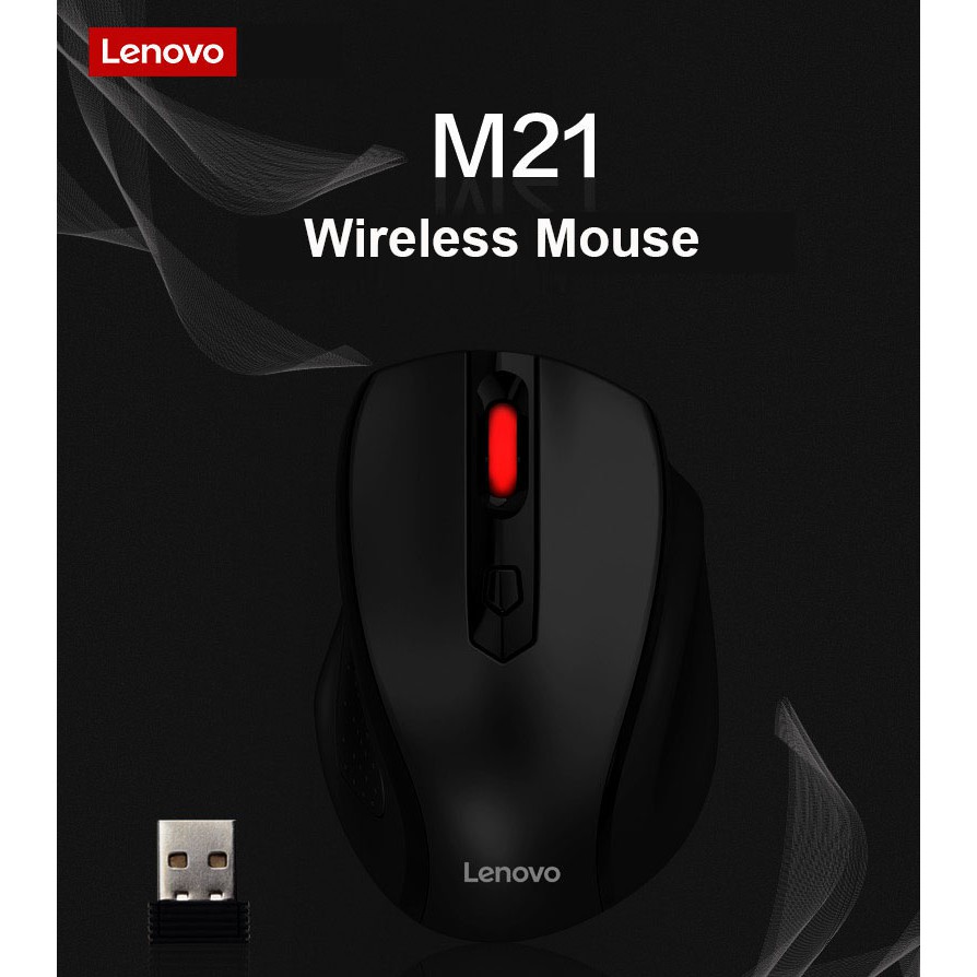 Chuột không dây Lenovo M21 1000DPI Cảm Ứng Âm Thanh