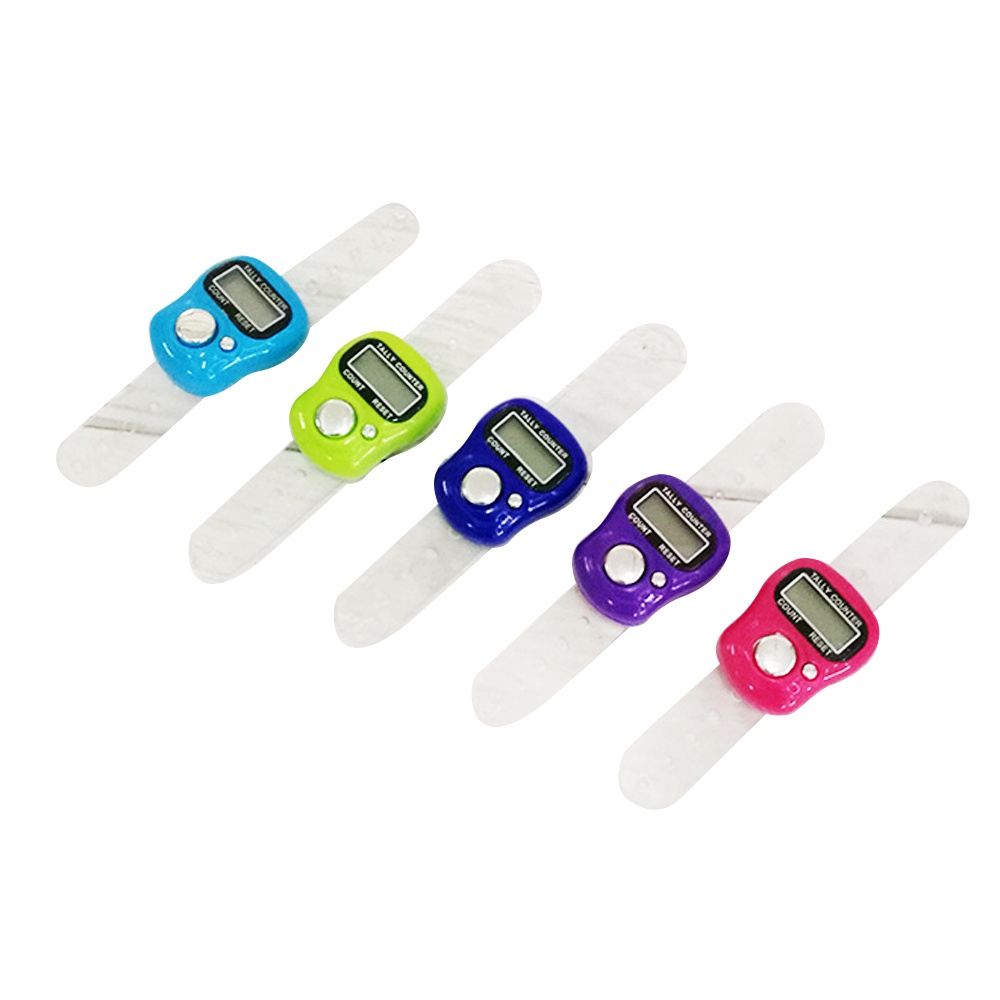 Đồng hồ đếm số điện tử kỹ thuật số pcbfun dạng nhẫn đeo ngón tay