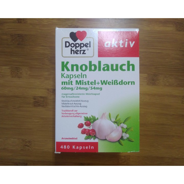 Viên nang tỏi Đức Knoblauch Date 03/2022