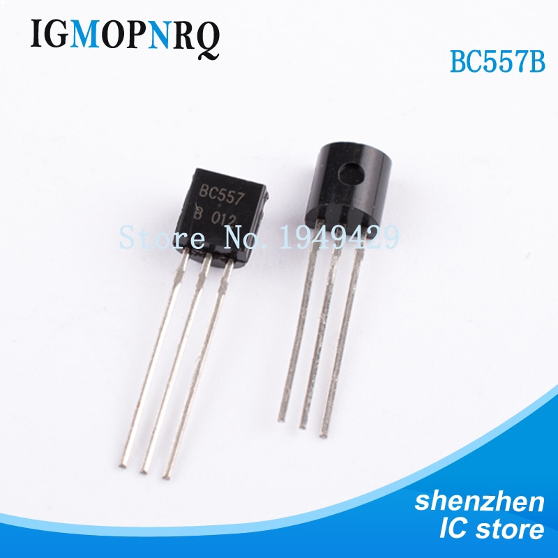 100 Cái / lốc BC557B TO-92 BC557 TO92 557B Triode Transistor Mới