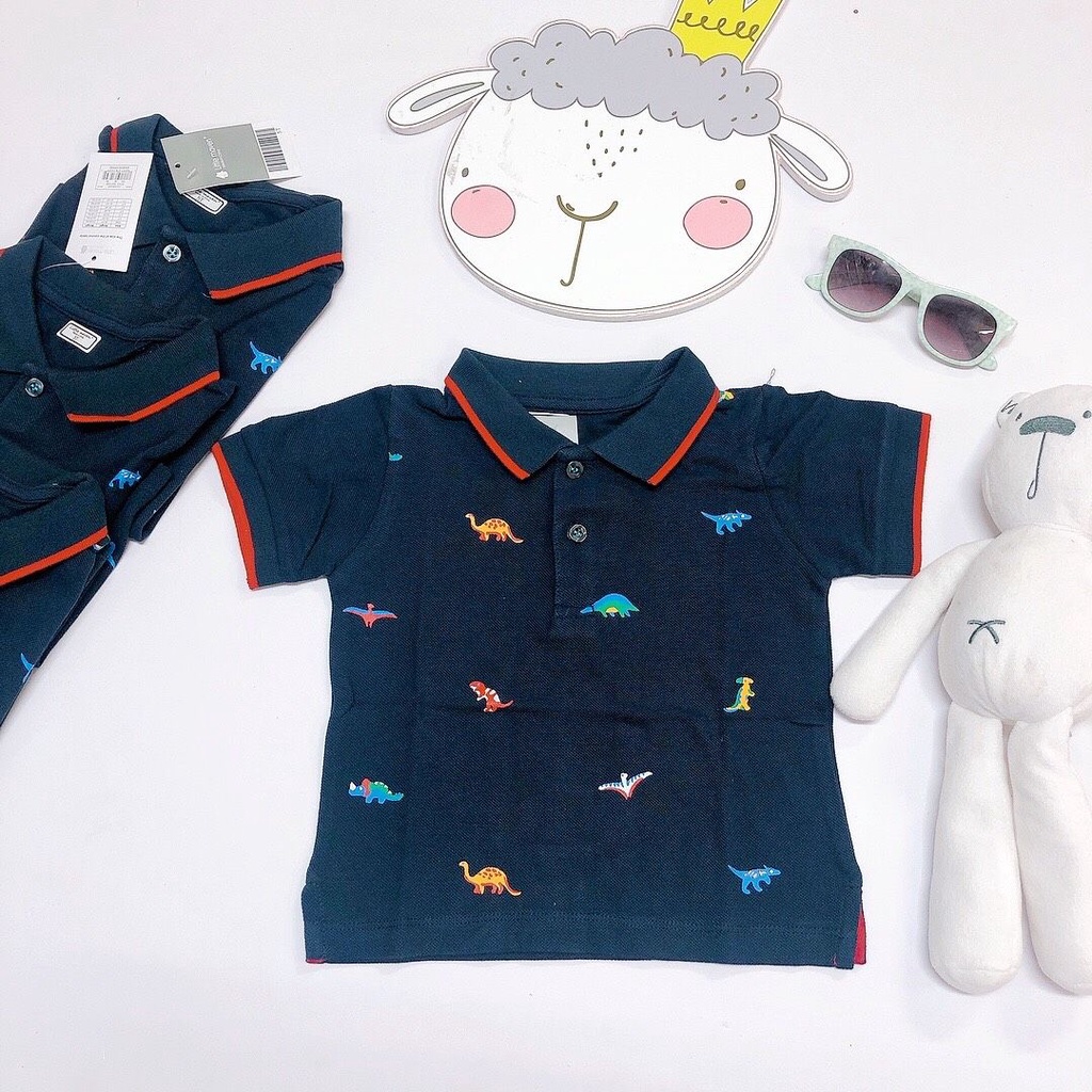 [ Hàng chính hãng ] Aó littlemaven xanh than khủng long cực đẹp cho bé trai