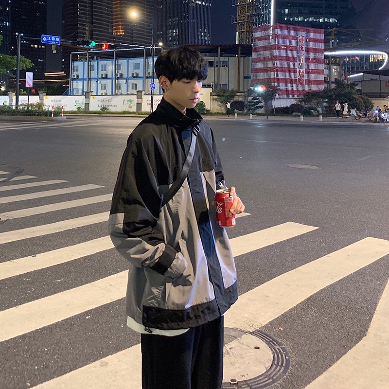 Áo khoác bomber thời trang Hàn Quốc 2021 cho nam