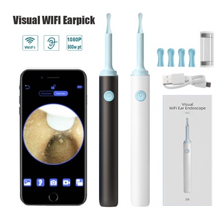 Bộ Camera Nội Soi Tai Hailicare 3.9mm Kèm Dụng Cụ Lấy Ráy Tai Cho Người Lớn Và Trẻ Em
