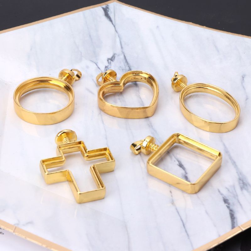 Sa Khay Vuông Oval Mặt Kính Cabochons Làm Trang Sức Thủy Tinh