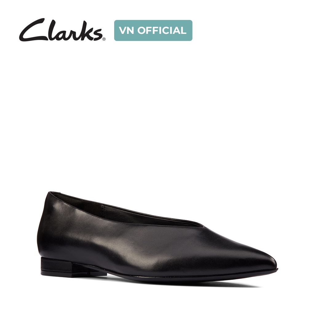 Giày sục búp bê Nữ CLARKS Laina15 Easy màu đen