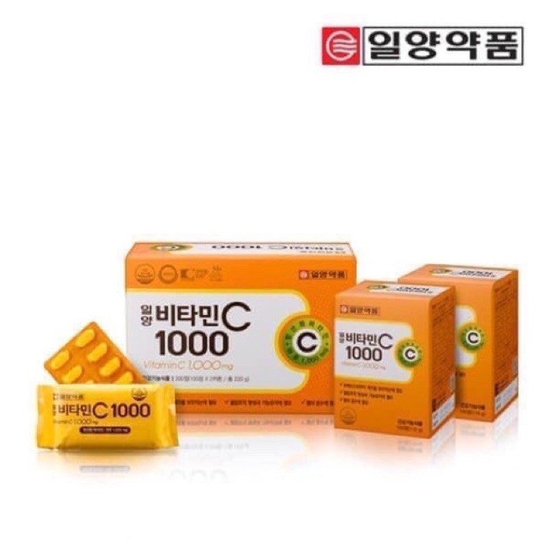 Hộp 100 Viên Vitamin C 1000mg Hàn Quốc Tăng Sức Đề Kháng | BigBuy360 - bigbuy360.vn