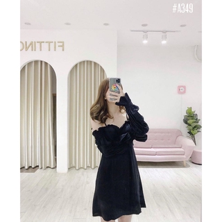 Đầm trắng trễ vai dạo phố so cute [KÈM ẢNH THẬT]