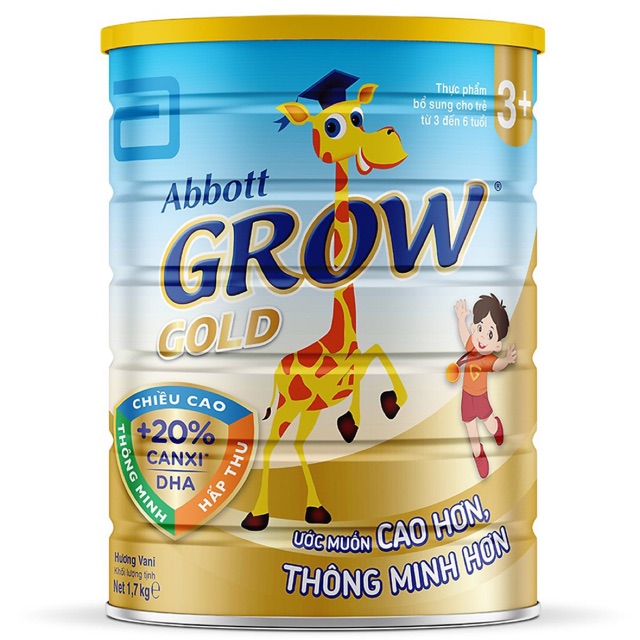 Sữa Bột Grow Cho Trẻ Từ 3 - 6 Tuổi (1700g)