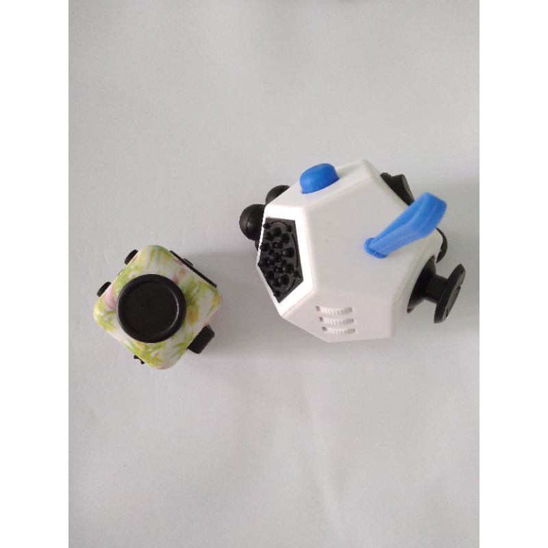 Fidget Cube ver.2 Holy Crystal Khối Vuông Thư Giãn Xả Stress 12 Mặt  shopbecat