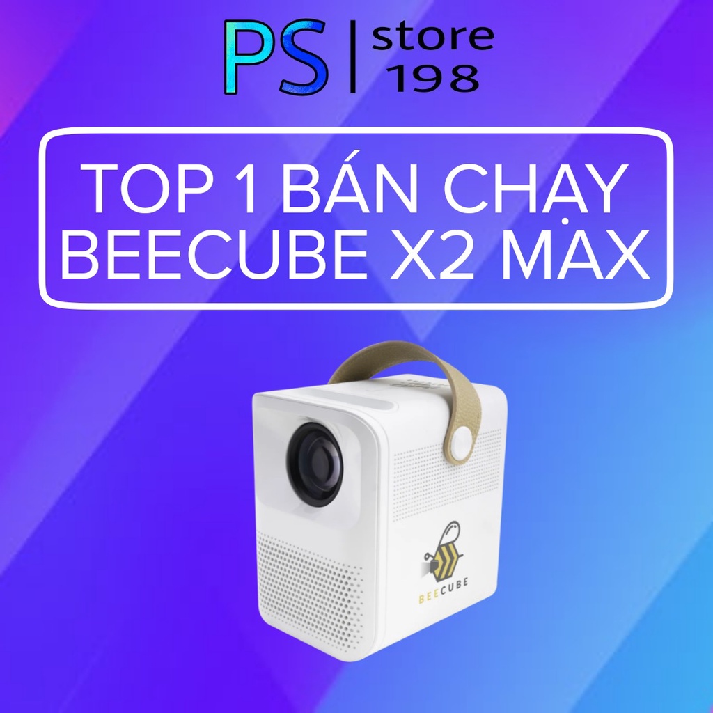 Máy Chiếu Mini BeeCube X2 MAX - FULL HD 1080 - tặng màn chiếu và bàn phím