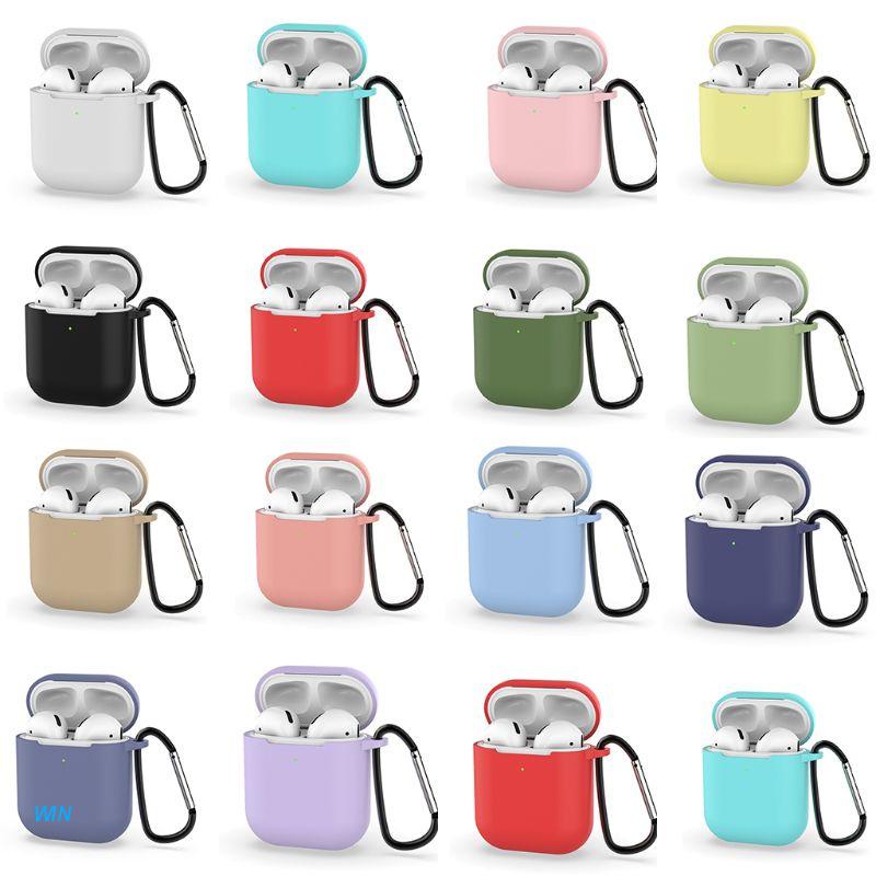 Vỏ Bảo Vệ Hộp Sạc Tai Nghe Airpods 2 Apple airpods2 Mini Dễ Thương Kèm Móc Treo