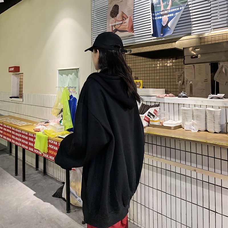 Áo khoác nỉ trơn unisex