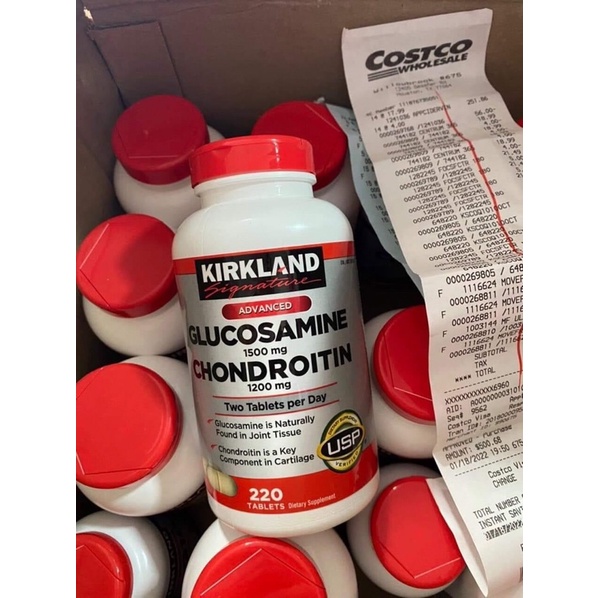 Date/2027 Viên Bổ Khớp Glucosamine Kirkland  1500mg