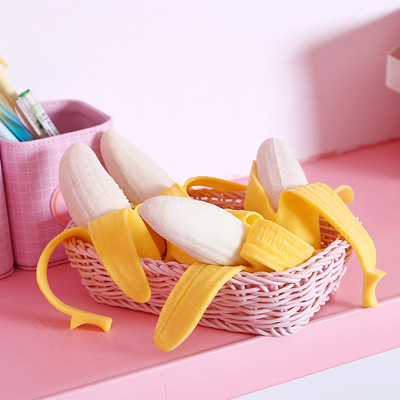 1 Đồ Chơi Bóp Tay Hình Quả Chuối Vui Nhộn