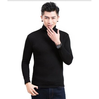 Áo thun Tay dài Cổ lọ basic Body Slimfit Lion Unisex
