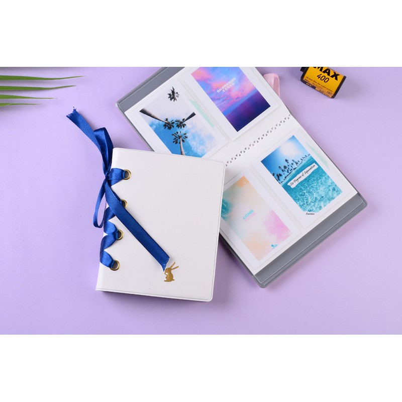 Album ảnh Polaroid mini thắt dây nơ - 64 ảnh 6x9