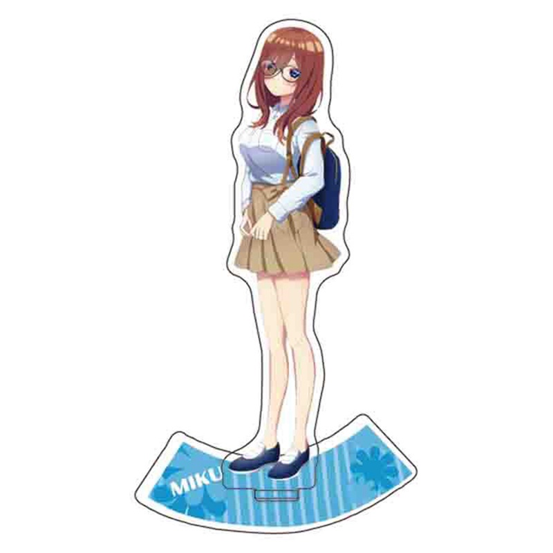 Mô hình acrylic thiết kế nhân vật anime Quintuplets trang trí làm quà tặng