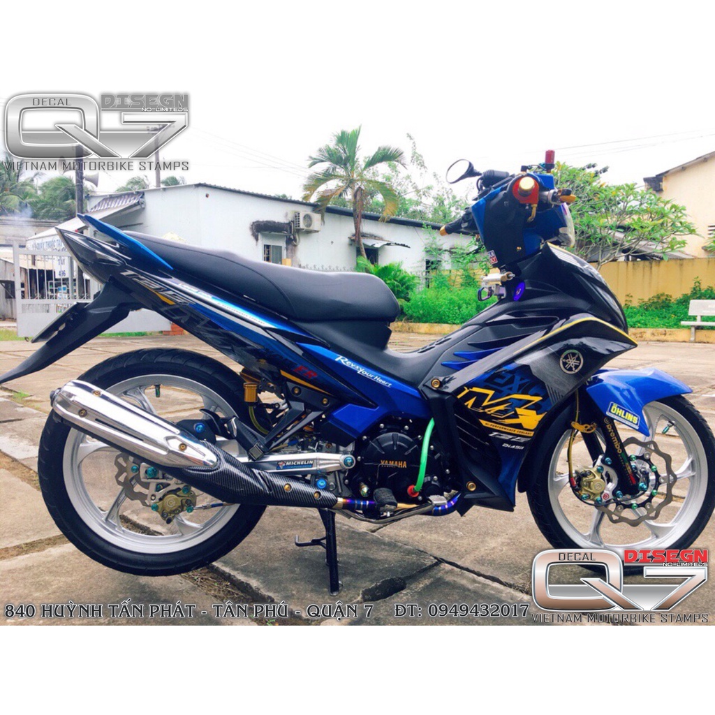 TEM RỜI EXCITER 2011 MX XANH ĐEN