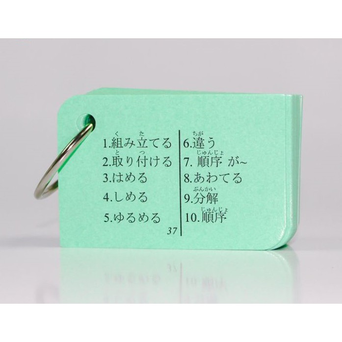 Bộ KatchUp Flashcard Từ Vựng Sơ Cấp N5,4 (Minna no Nihongo) - High Quality