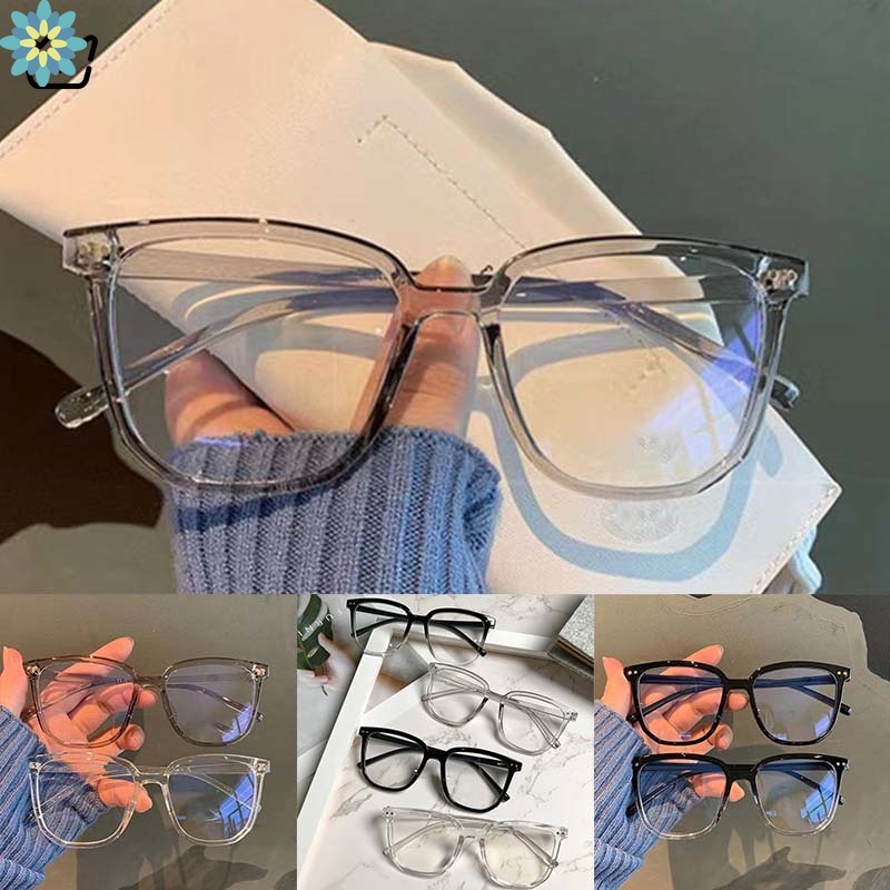 Mắt Kính Gọng Vuông Lớn Thời Trang Hàn Quốc Cho Nữ