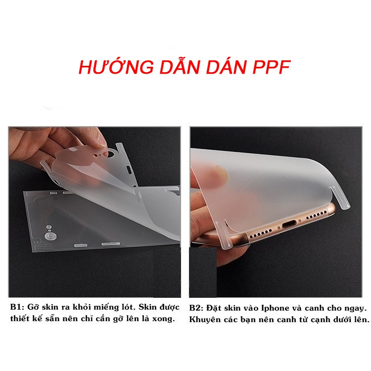 Miếng dán PPF mặt lưng - SAMSUNG S8/S8PLUS/S9/S9PLUS/S10/S10PLUS/NOTE 8/NOTE 9/ NOTE 10 / NOTE 10 PLUS Educae86