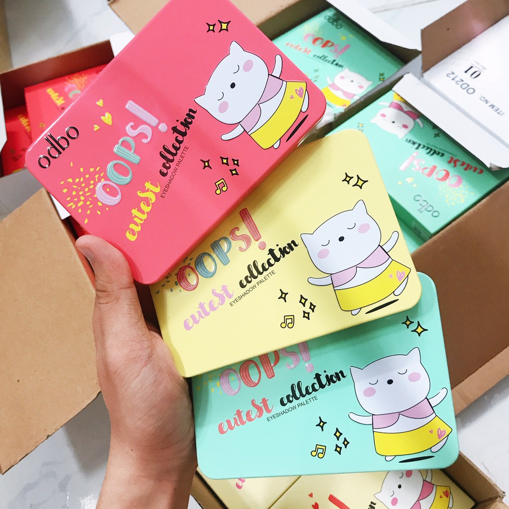 💞Phấn Mắt 12 Ô Odbo Oops Cutest Collection OD212