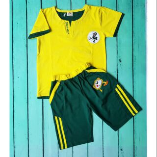 MBD3 BỘ ÁO VÀNG THÊU KHỈ SAU LƯNG Size đại !