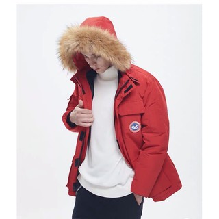 [Order -SẴN ĐỎ M] Áo parka mũ lông size nam nữ chất đep (có ảnh thật)