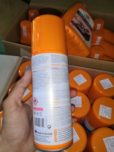 Chai dưỡng sên Repsol Chain Lube 400ml cao cấp