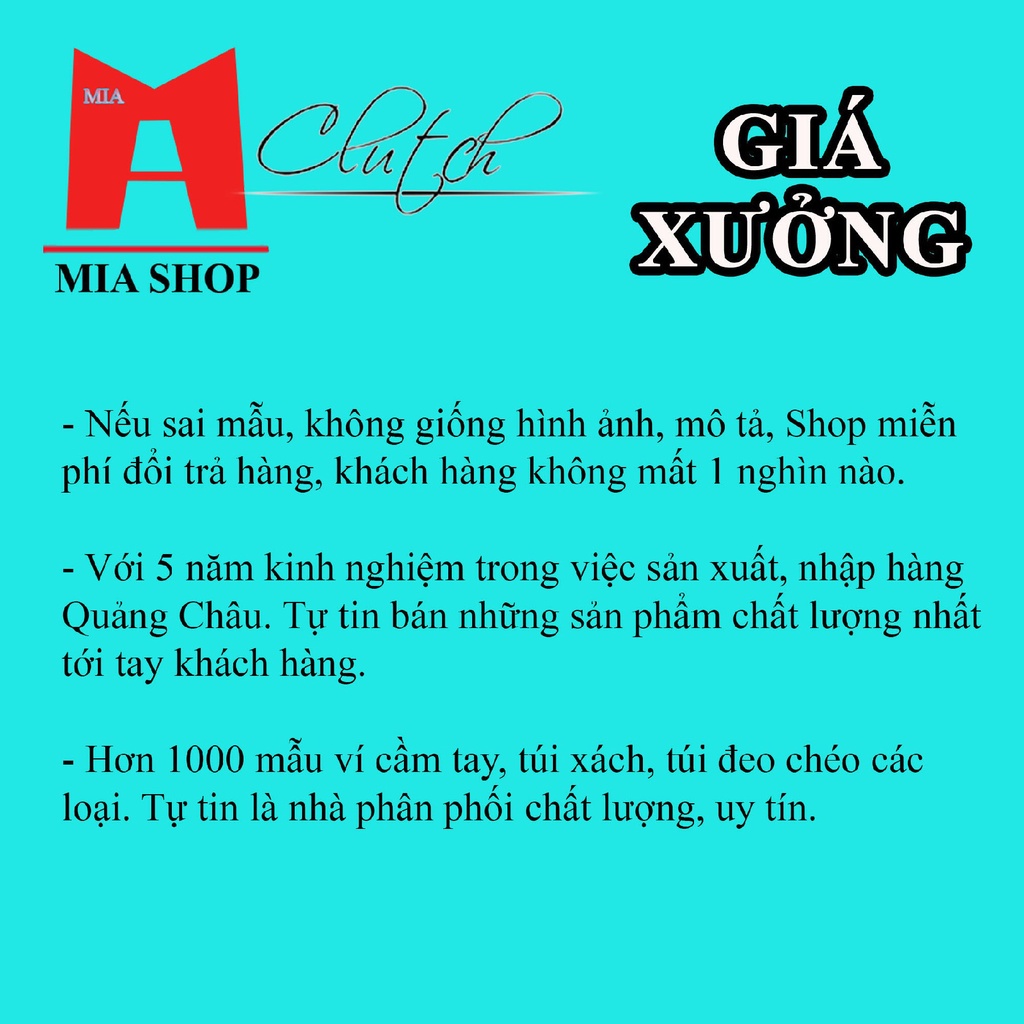 Ví Cầm Tay Nam Nữ Cao Cấp Bản To Đựng Vừa Điện Thoại Máy Tính Bảng Da PU Dự Tiệc Sang Trọng Mia Shop BTVLV18