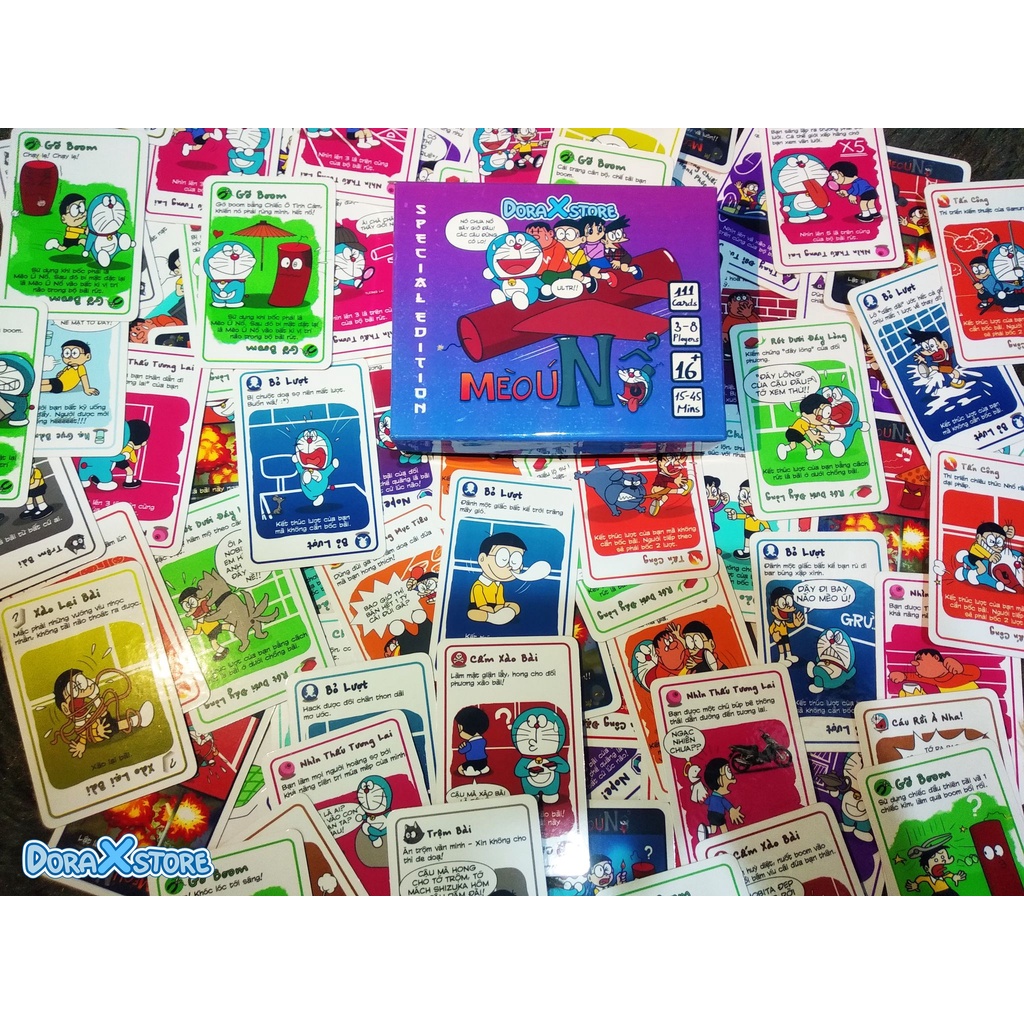 [DoraXstore] Bộ bài Mèo Ú Nổ (Doraemon)