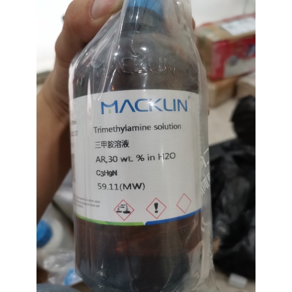 Hoá chất trimethylamine C3H9N CAS 70-50-3 chai 500ml TMA