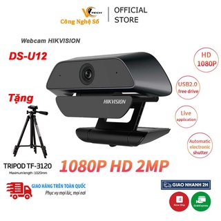 Webcam Máy tính Hikvision DS-U12 full HD 1080P- hình ảnh siêu nét 1920 1080 Bảo hành 12 thumbnail