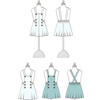 RẬP GIẤY (BẢN VẼ) MAY MẶC YẾM  (2-10 TUỔI)