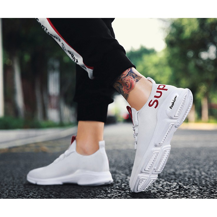 Giày Thể Thao Vải Sợi Thoáng Khí 2019_ Giày Nam Đẹp( hình thật + video + sẵn hàng) (028) | BigBuy360 - bigbuy360.vn