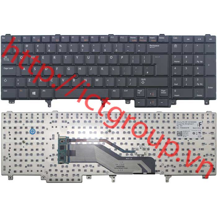 Bàn phím Dell Latitude E5520M E6540 PRECISION M2800 Keyboard