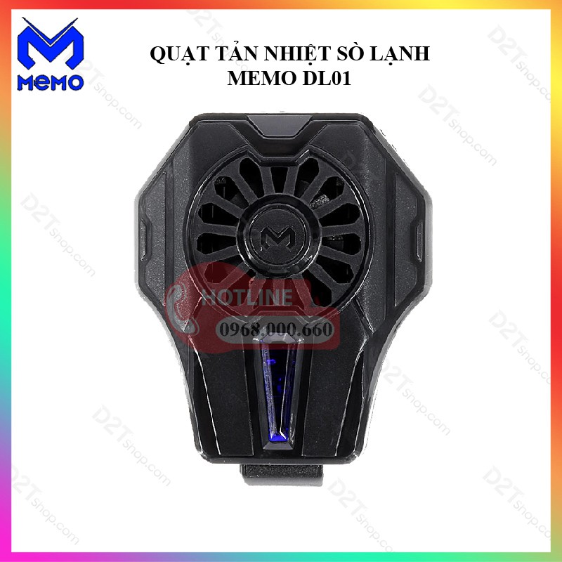 [PHIÊN BẢN MỚI] Quạt tản nhiệt gaming Memo DL02