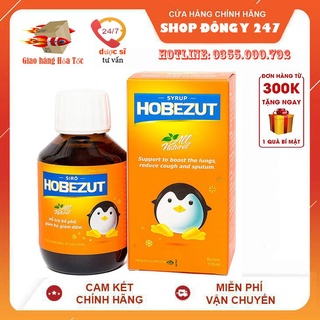 Siro ho Bezut – Hỗ trợ giảm ho, nôn trớ, vị cam dễ uống (dạng gói và chai siro)