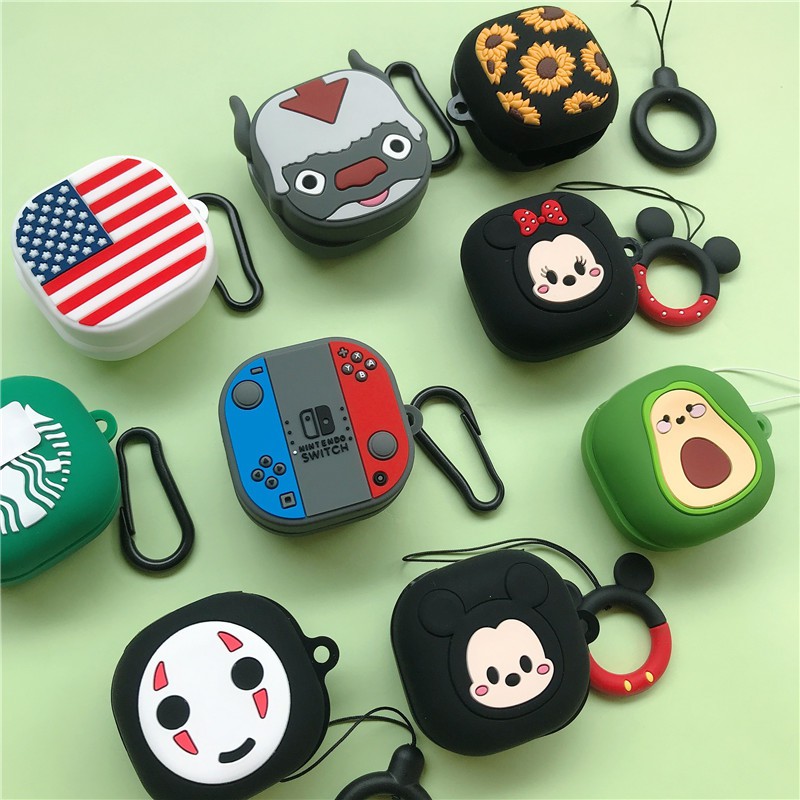 Ốp Case Silicon Bảo Vệ cho tai nghe Galaxy Buds Live Hình Animal