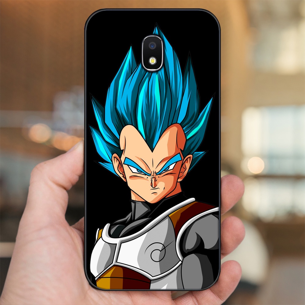 Ốp lưng Samsung J3 Pro, J5 2017, J5 Pro, J7 Pro viền đen in hình Vegeta Dragon Ball