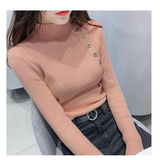 Áo Len Phối Nút Hàn Quốc MSNN1622
