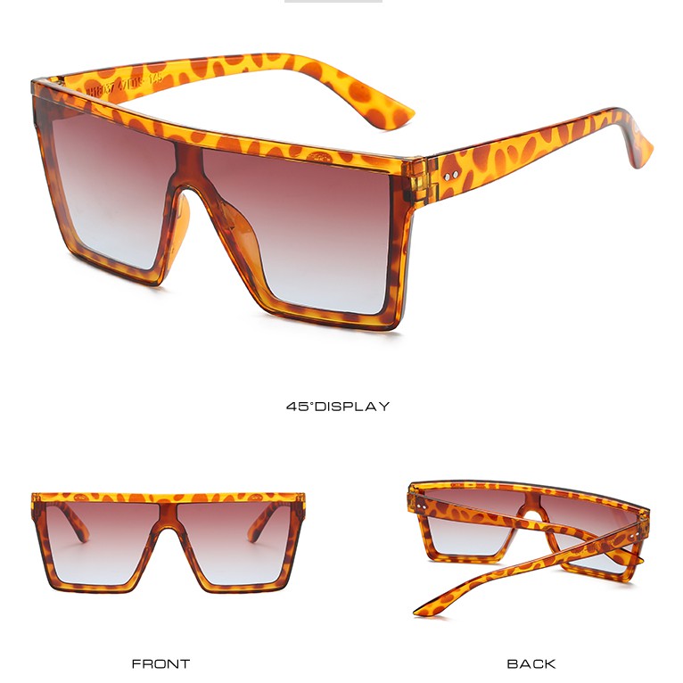 Kính mát gọng vuông phong cách vintage thời trang sành điệu cho nam nữ