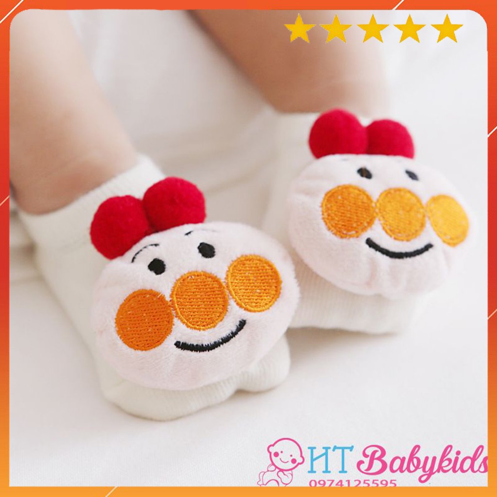 [ MẪU HOT ] Tất Cotton In Hình Thú 3D Đáng Yêu Cho Bé