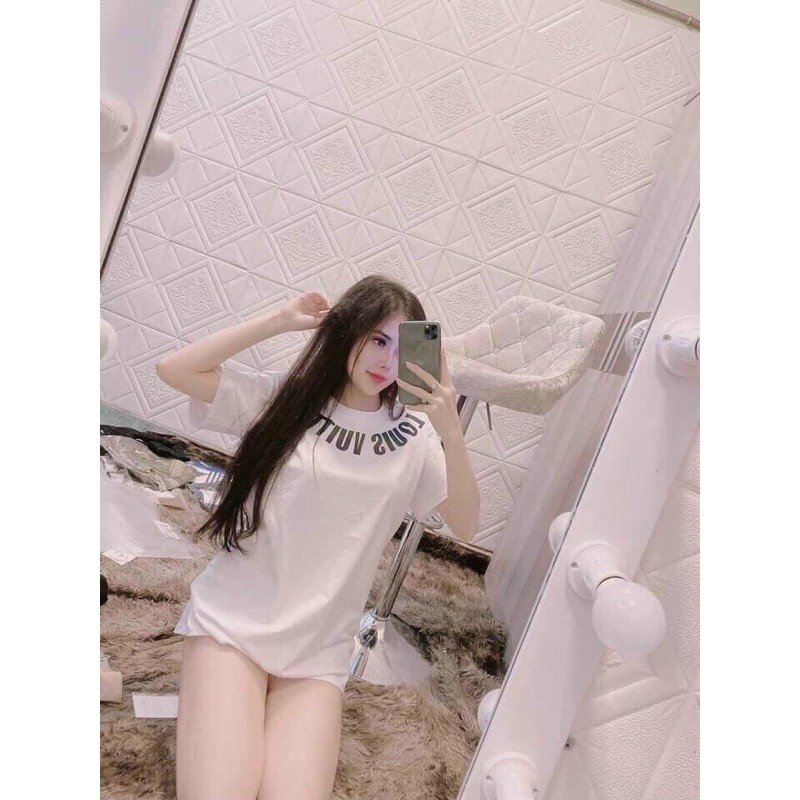 [ Rẻ Vô địch ] Áo thun phản quang tay lỡ Luôn Vui tươi dáng rộng unisex