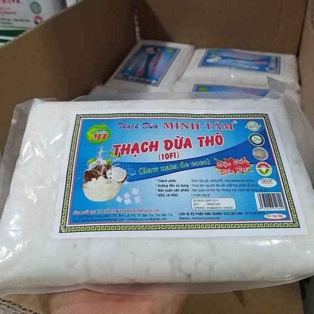 Thạch dừa thô Minh Tâm 1kg