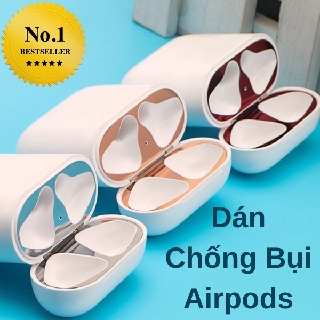 Miếng dán chống bụi tai nghe AirPods bằng kim loại siêu mỏng 18K